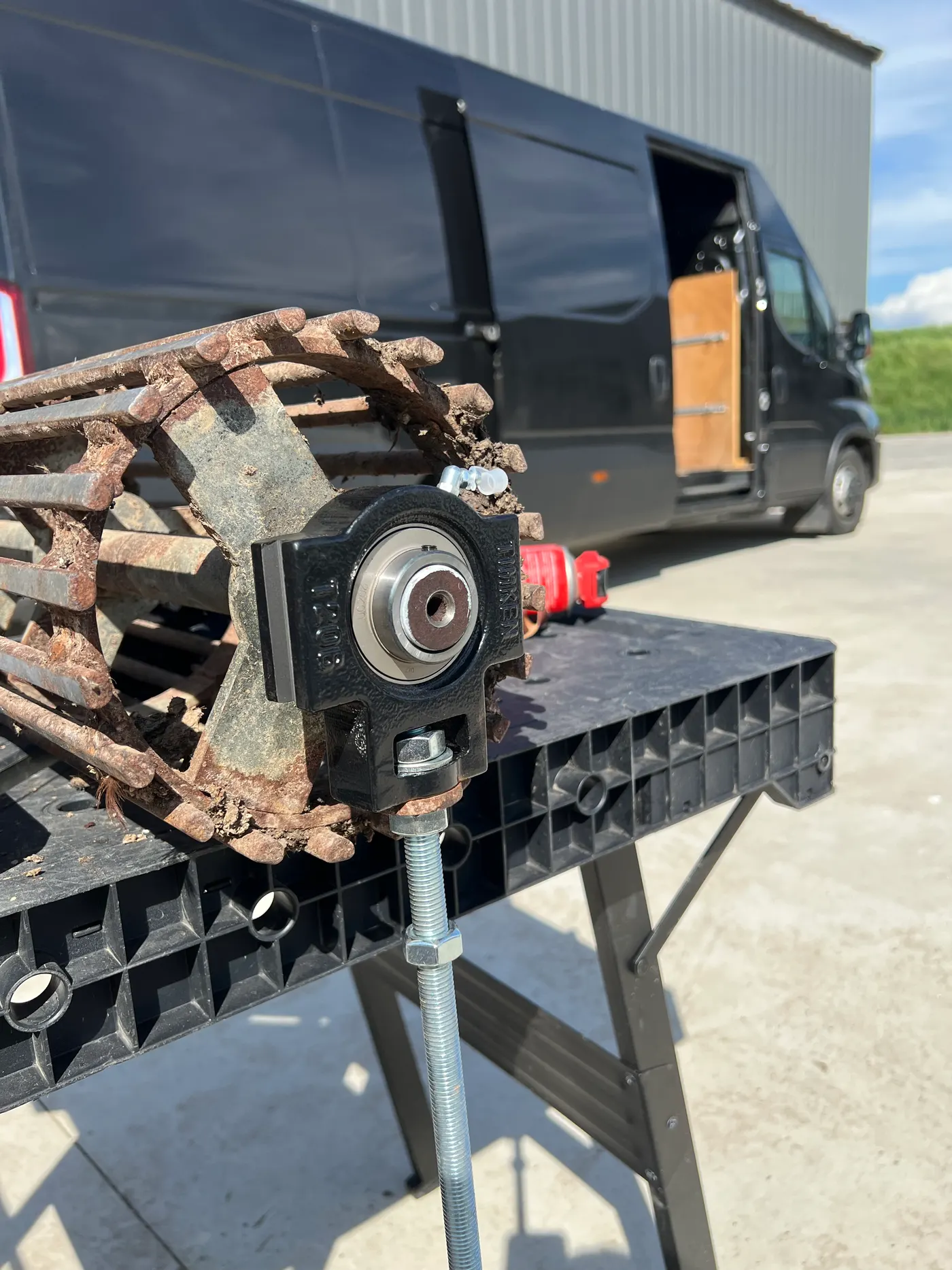Dépannage convoyeur agricole